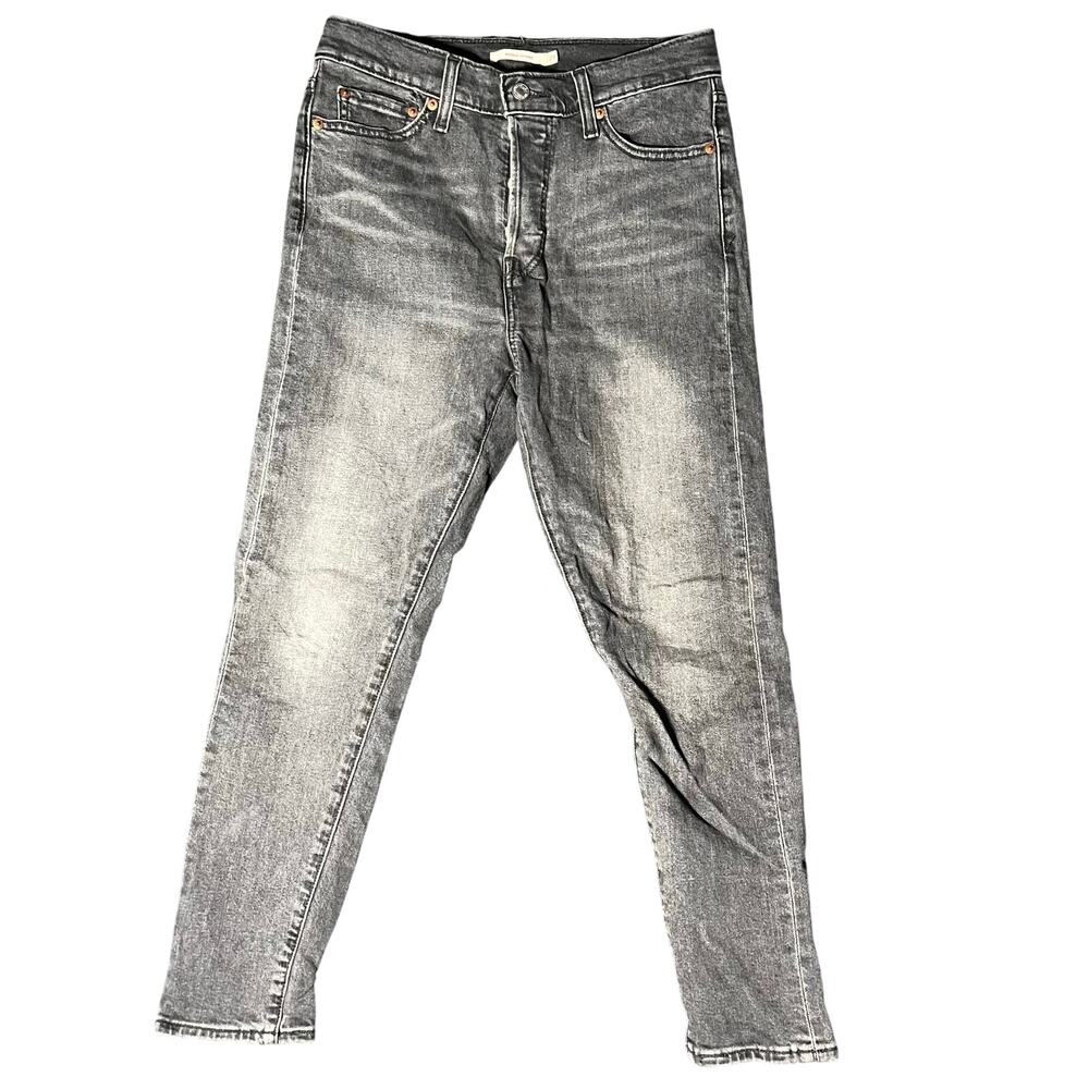 Levi's Wedge Skinny Women's High Rise Button Fly Gray Sz 29